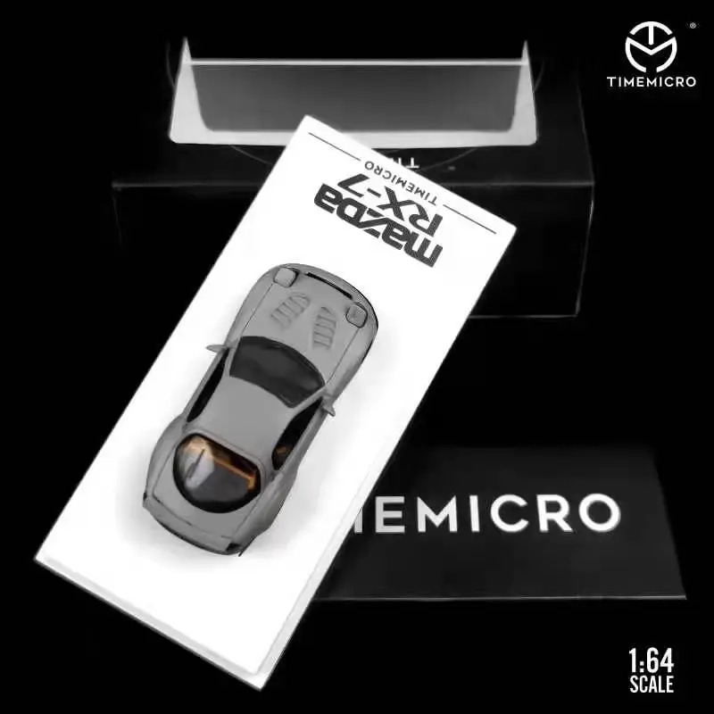 

Model Car 1/64 POP Toys Time Micro 1/64 Toyota Supra & Mazda RX-7 Alloy Metal Car Collection Diecast - Gray