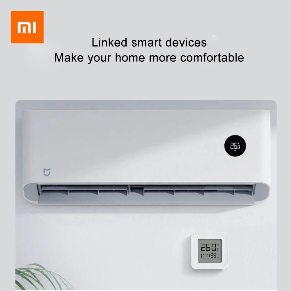 Беспроводной термометр Xiaomi Mijia с Bluetooth умный электрический цифровой датчиком
