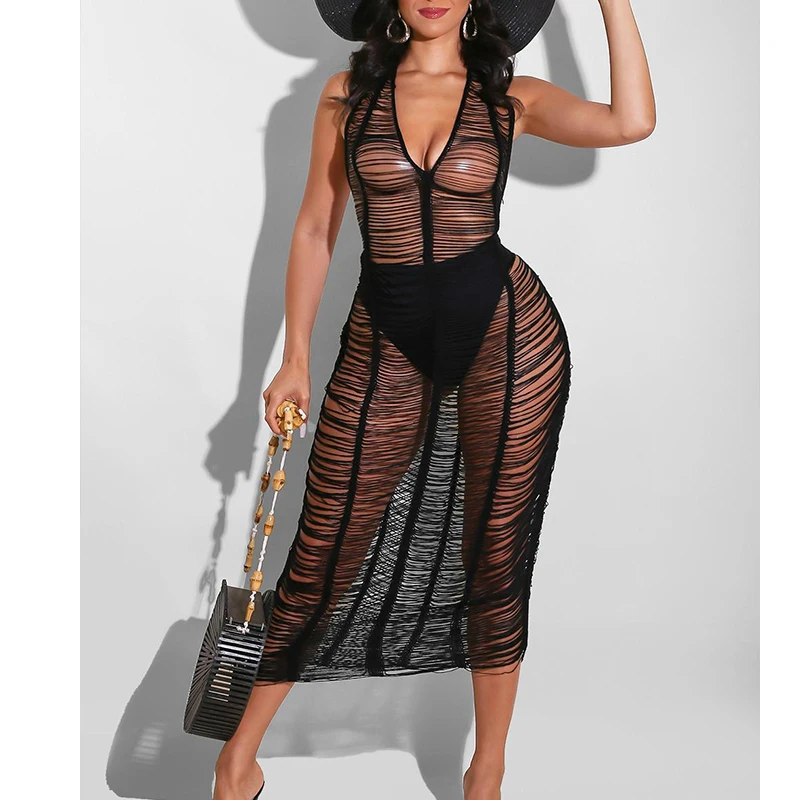 Женские модные пляжные/домашние тапочки бикини 2021 может Женское Платье Лето