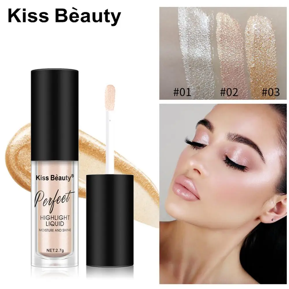 Жидкость для лица хайлайтер осветляющая жидкость с высоким блеском праймер