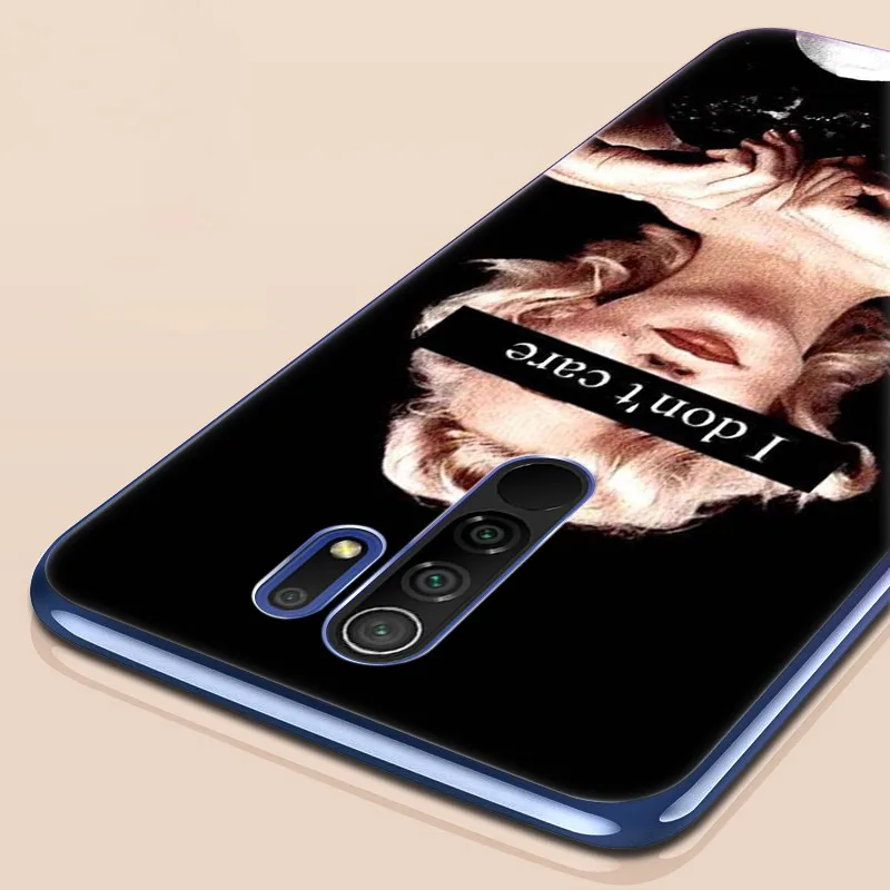hot marilyn monroe silicone phone case for xiaomi redmi note 10 9 pro max 10s 9s 8t 8 8a 9 9a 9c 9t k40 pro 5g soft cover free global shipping