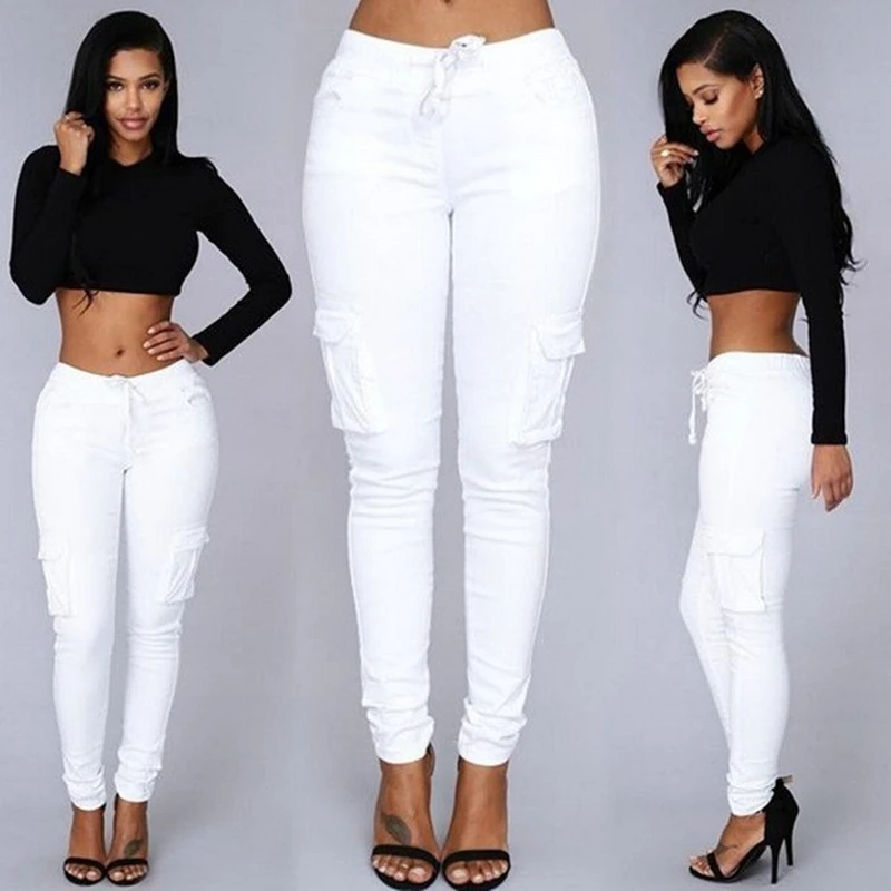 

Elastic Sexy Skinny Pencil Jeans For Women Leggings Jeans Woman High Waist Jeans Women's Thin-Section Denim Pants