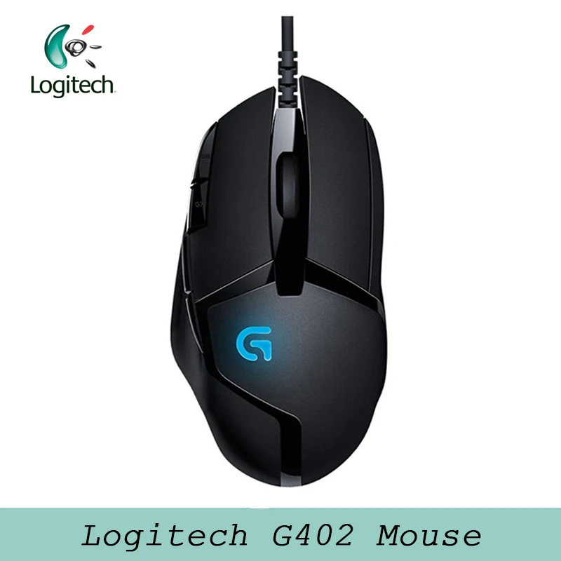 Мышь logitech G402 Hyperion Fury с оптической 4000 dpi высокоскоростная игровая мышь поддержкой