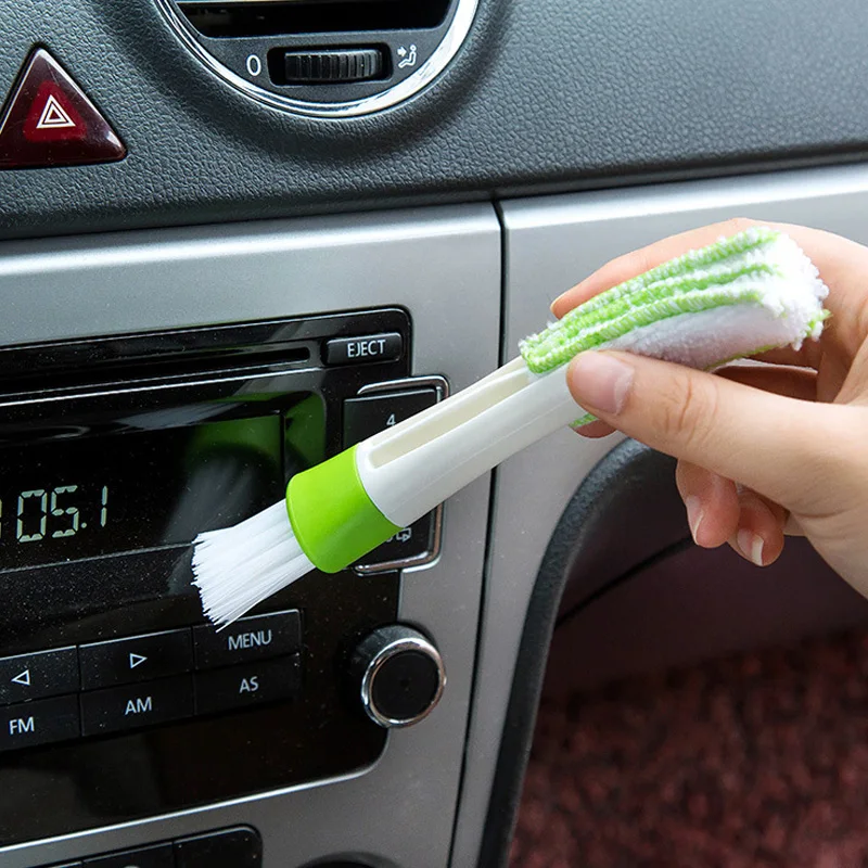 

2 In 1 Car Air-Conditioner Outlet Cleaning Tool Multi-purpose Dust Brush Car Accessories Interior Multi-purpose Brush