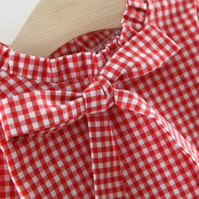 Infantil Vestido/платье для маленьких девочек сезон осень-зима модное платье в клетку с