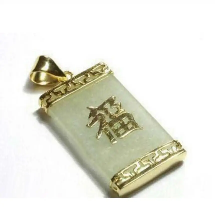 Натуральный светильник зеленого нефрита желтое позолоченное кольцо с овальной