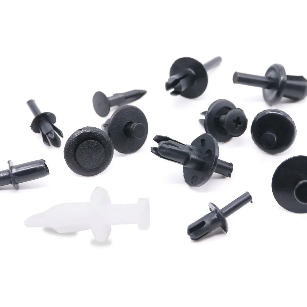 350 шт. кузова пуш ап Пластик заклепки отделка крепежных деталей литье зажим