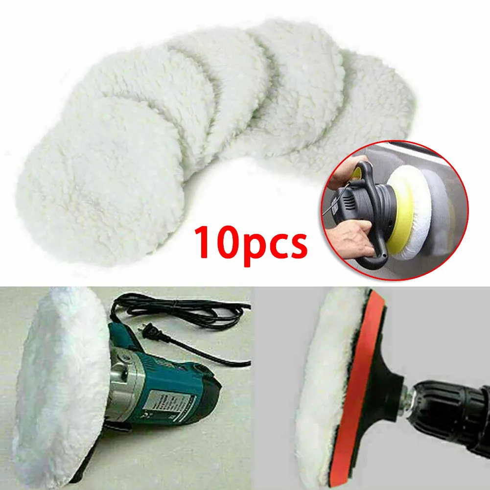 

Reusable Polishing Pad Washable Accessories Bonnet Buffer Car Polisher