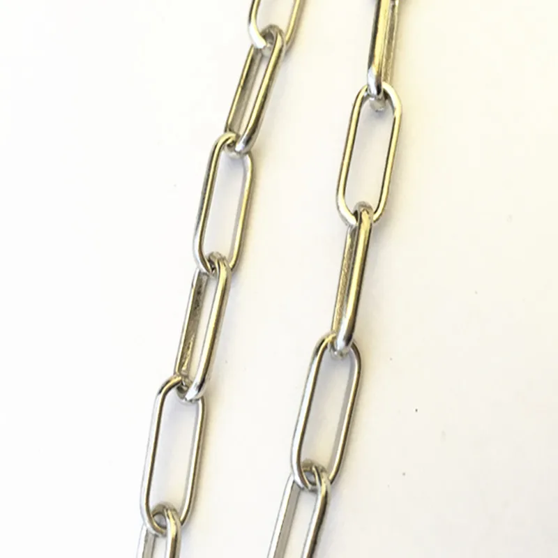 

6MMx14MM (Antique Bronze And Silver) Rectangular Necklace chain DIY Mini chain accessories Pendant Chain 9.8Ft(3M)/Lot