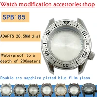watch modify parts solid 42mm stainless steel watch case sapphire crystal suitable for nh35 automatic movement 20bar waterproof