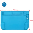 Термостойкая паяльная Силиконовая накладка, теплоизоляционный коврик от электростатического разряда для обслуживания телефонов на мобильный телефон год, платформа для ремонта телефонов