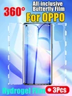 Полное покрытие Find X5Pro X3 X2 защита для экрана с бабочкой для OPPO Reno 6 Pro 5Pro Передняя Задняя Гидрогелевая пленка Reno7Pro 4 3Pro Soft