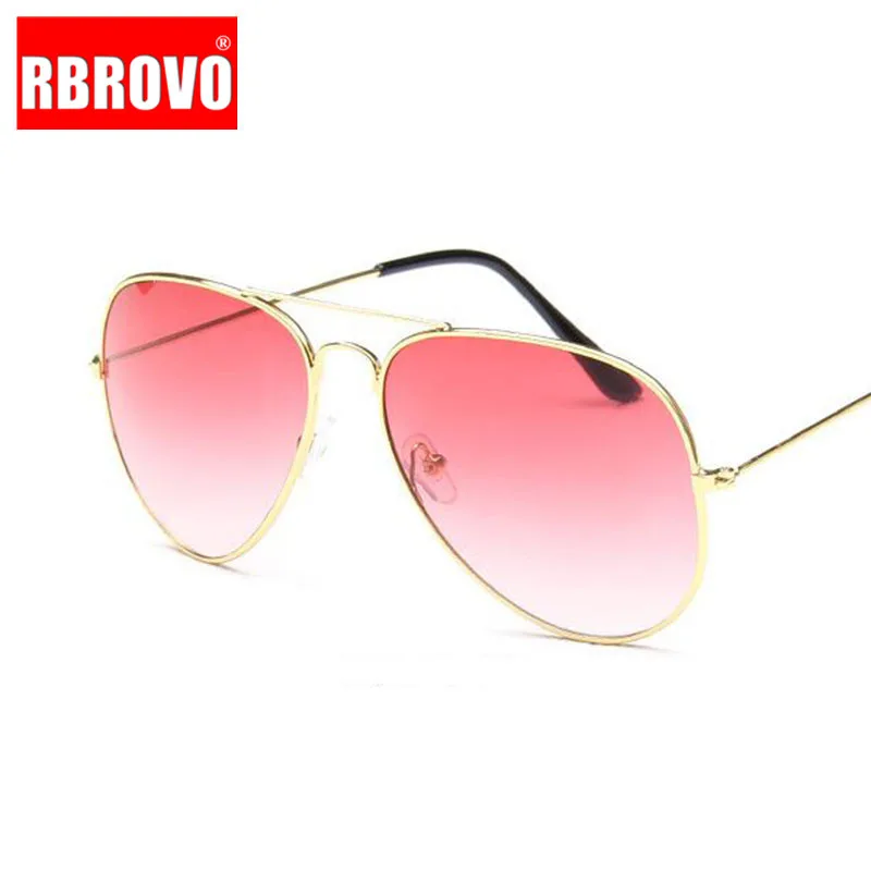 

RBROVO 2021 Vintage Pilot Sunglasses Women/Men Candy Colors Luxury Sun Glasses For Women Outdoor Driving Gafas De Sol Mujer