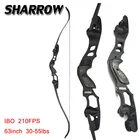 Лук для стрельбы из лука 63 дюйма, Рекурсивный лук 30-55 фунтов, охотничий лук для стрельбы, спортивный лук IBO 210FPS, уличный охотничий лук и аксессуары для стрел