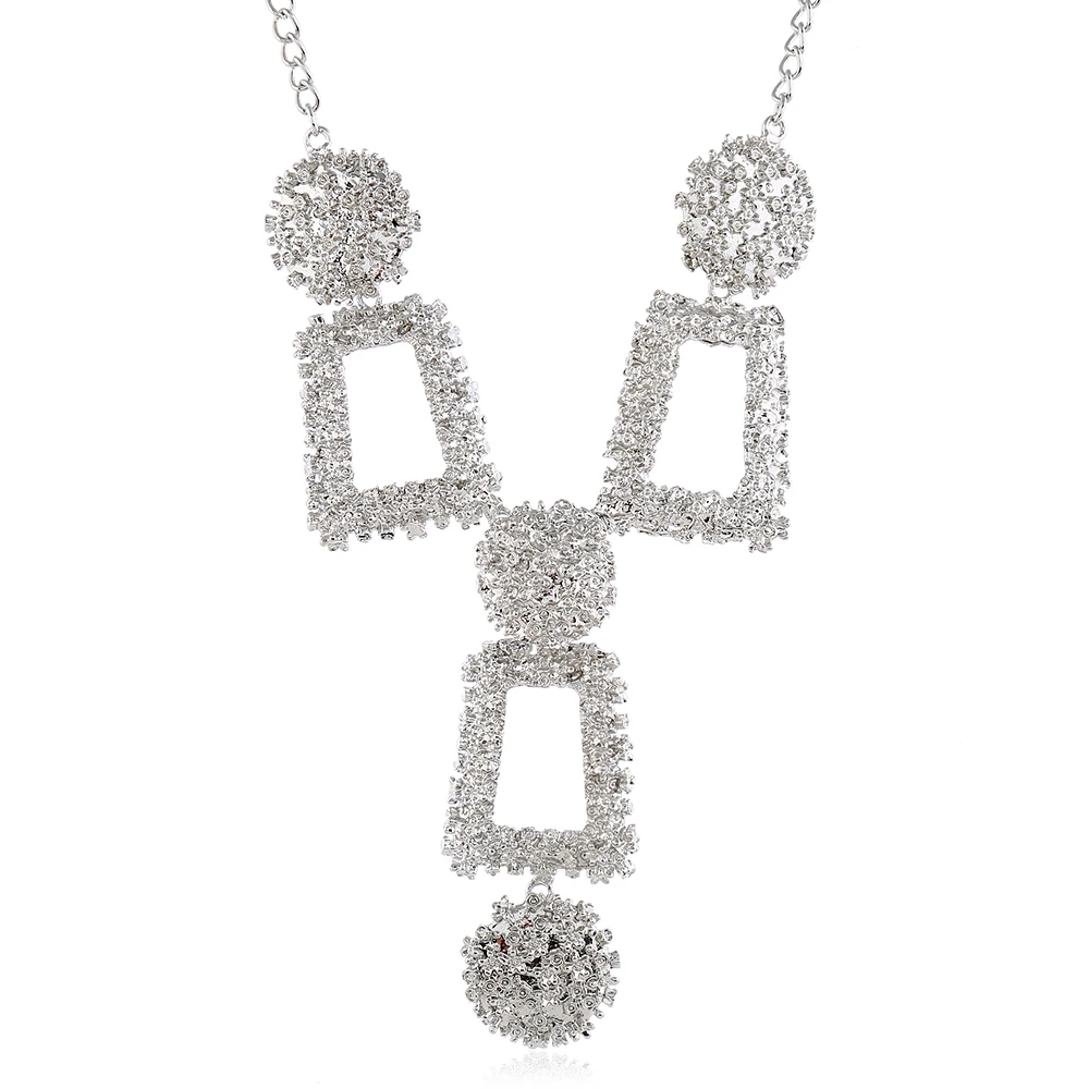 LiuXSP Модное Новое ожерелье для женщин сплав геометрические неправильные