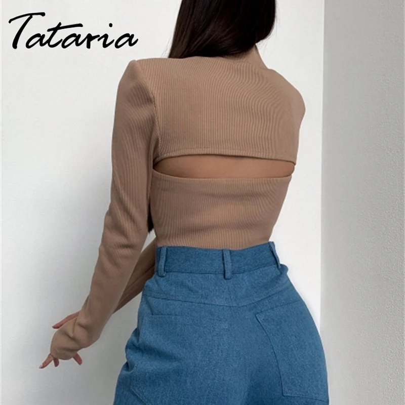 Сексуальные ажурные свитера для женщин мода 2022 Осенние Зеленые трикотажные