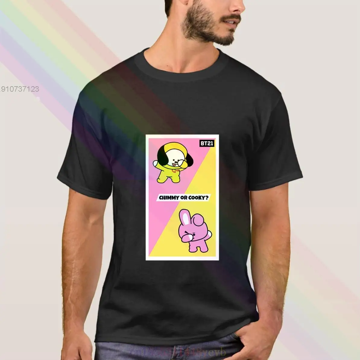 Новинка 2020 летняя футболка BT21 Dabbing с логотипом соревнований популярная из 100%