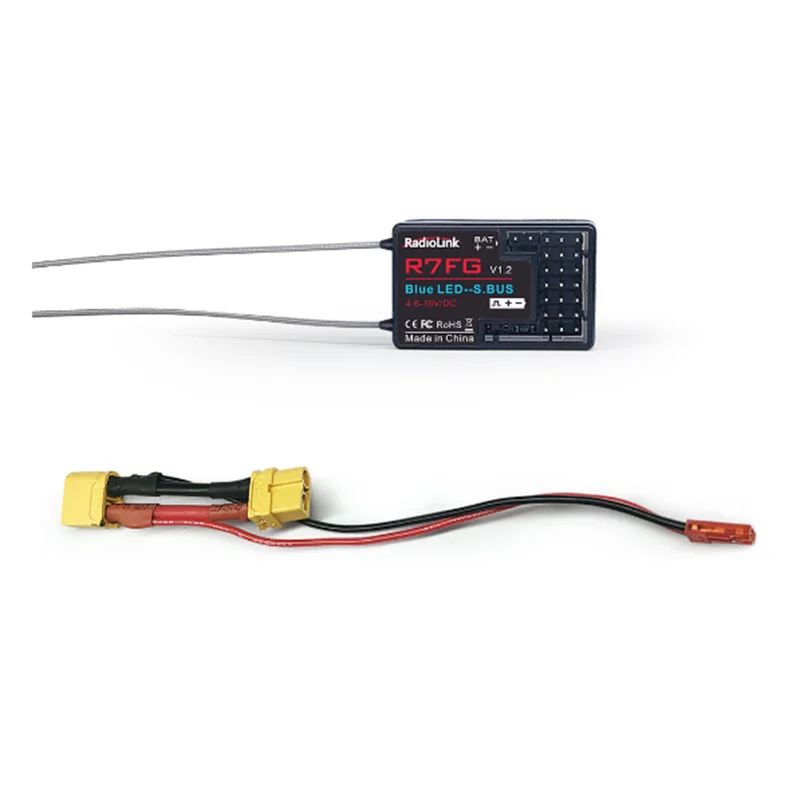 Radiolink R7FG 7CH 2 4G гироскоп и двухсторонняя передача Телеметрия дальнего радиуса FPV