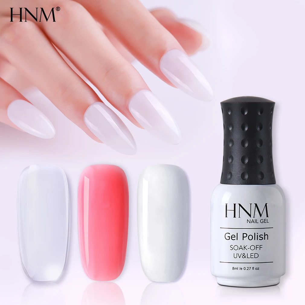 HNM УФ акриловый гель наращивание ногтей ic поли поддельные формы для стикер