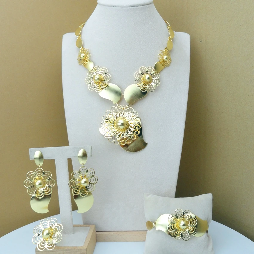 Yuminglai итальянские дизайнерские ювелирные изделия Дубай 24K золотые изысканные