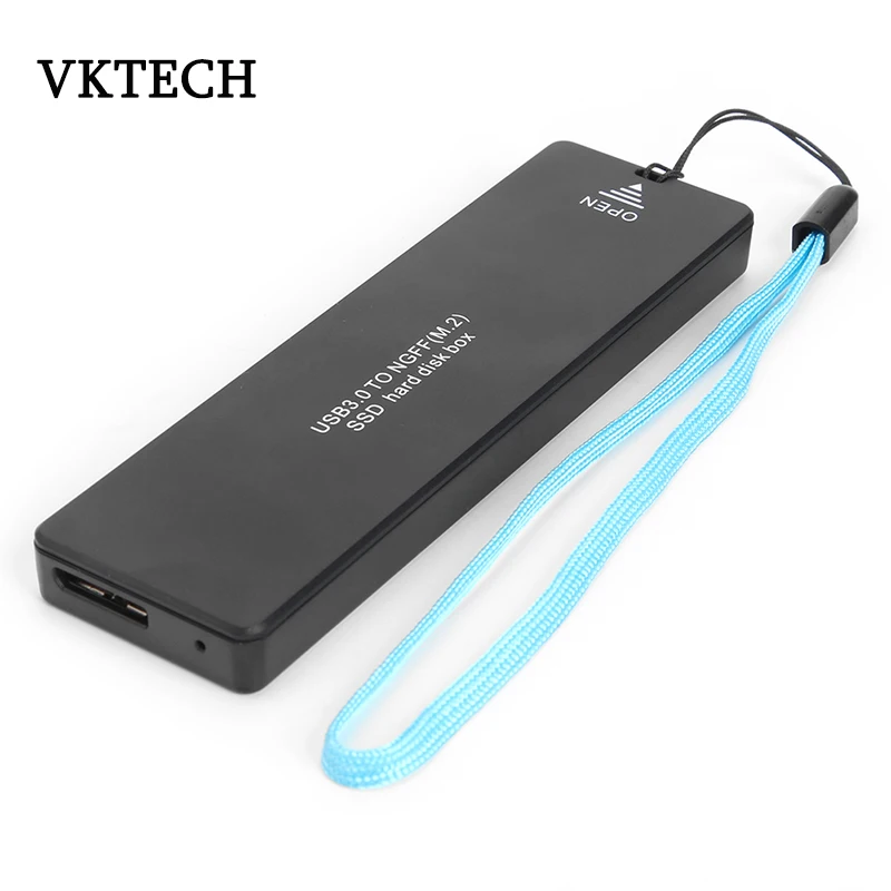 VKTECH NGFF SATA M.2 к Type C 3 0 SSD жесткий диск чехол M2 2242 2260 2280 внешний корпус для ПК