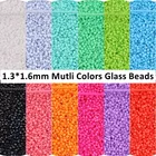 Бисер стеклянный для одежды 150 1,3*1,6 мм, бусины Delica для изготовления браслетов, ожерелий, аксессуаров для одежды