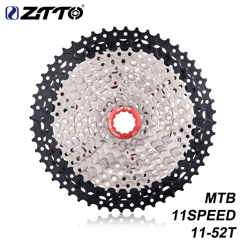 

ZTTO MTB 11 Speed L Cassette 11s 11 - 52T Wide Ratio Freewheel Mountain Bike Bicycle Parts for k7 X1 XO1 XX1 m9000