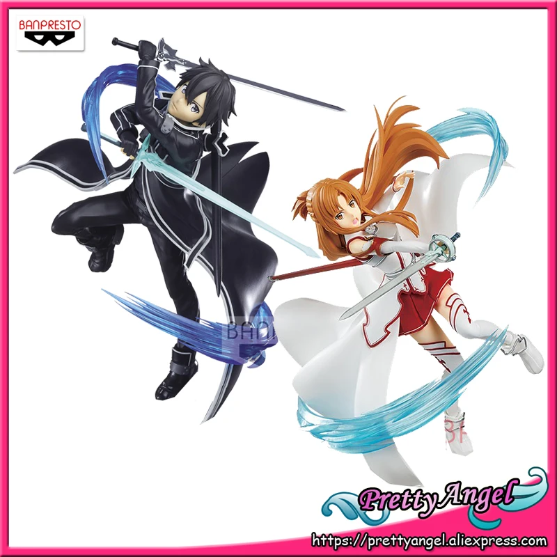 PrettyAngel-Подлинная Banpresto ESPRESTO меч искусства онлайн Асуна рыцаря крови Кирито черный