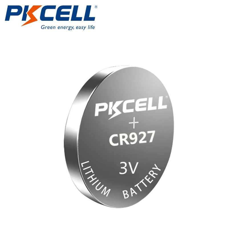 10 шт. 2 карты PKCELL CR927 3 в 30 мАч литиевая марганцевая кнопка батарея для монет часов