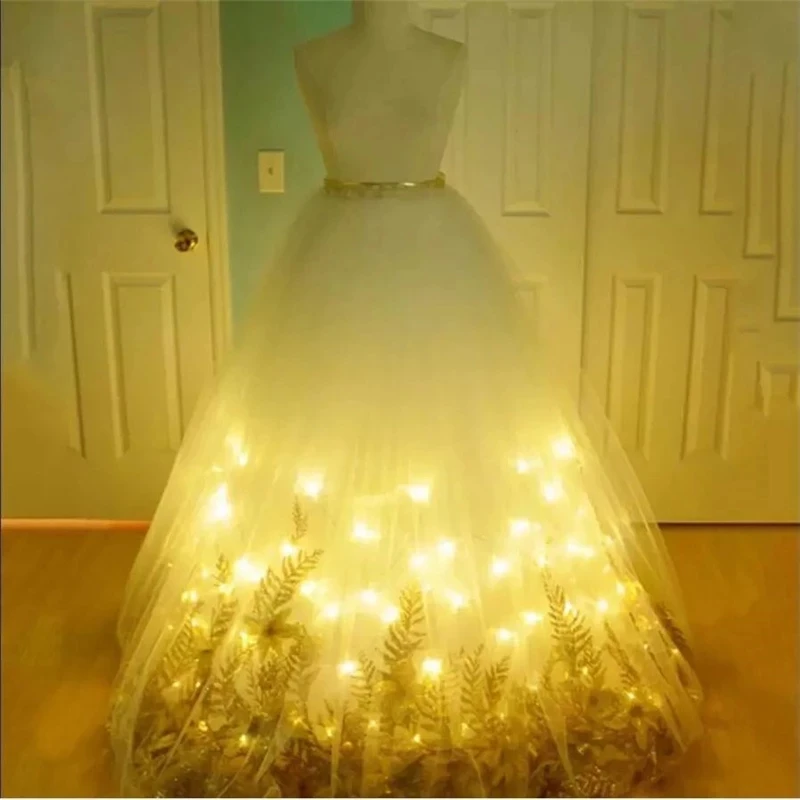 

2M 20 leds Silver Wire Fairy Garland Lamp LED String Lights Christmas Wedding Home Party Decoration Powered By CR2032 Battery