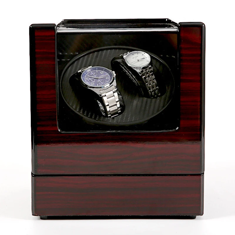 

2 Mechanical Watch Winder Winding Display Jewelry Storage Box Holder Motor Shaker Rotator Automatic Silent Remontoir 5 Modes