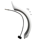 Задний брызговик + задний фонарь для электроскутера Xiaomi M365, стоп-сигнал, задний фонарь + брызговик + крючок, белый