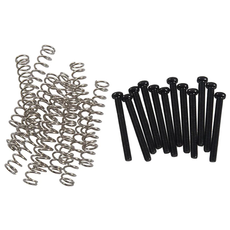 

BLACK Pickup Height Adjustment Screws with Springs, Package of 12 each