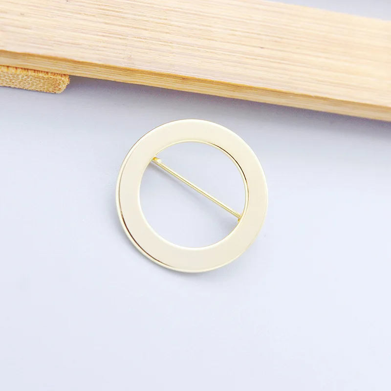 1 шт. 31 мм Высококачественная медная круглая брошь булавки с никелевым