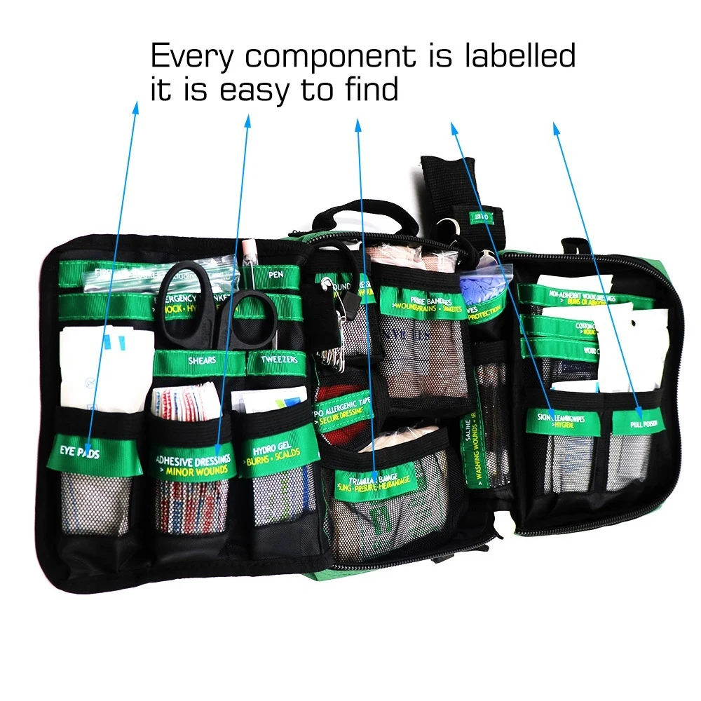165-piece Emergency Medical Rescue First aid bag bag Suitable for Outdoor car Luggage Adventure Travel Hiking Survival bag
165-piece Emergency Medical Rescue First aid bag bag Suitable for Outdoor car Luggage Adventure Travel Hiking Survival bag