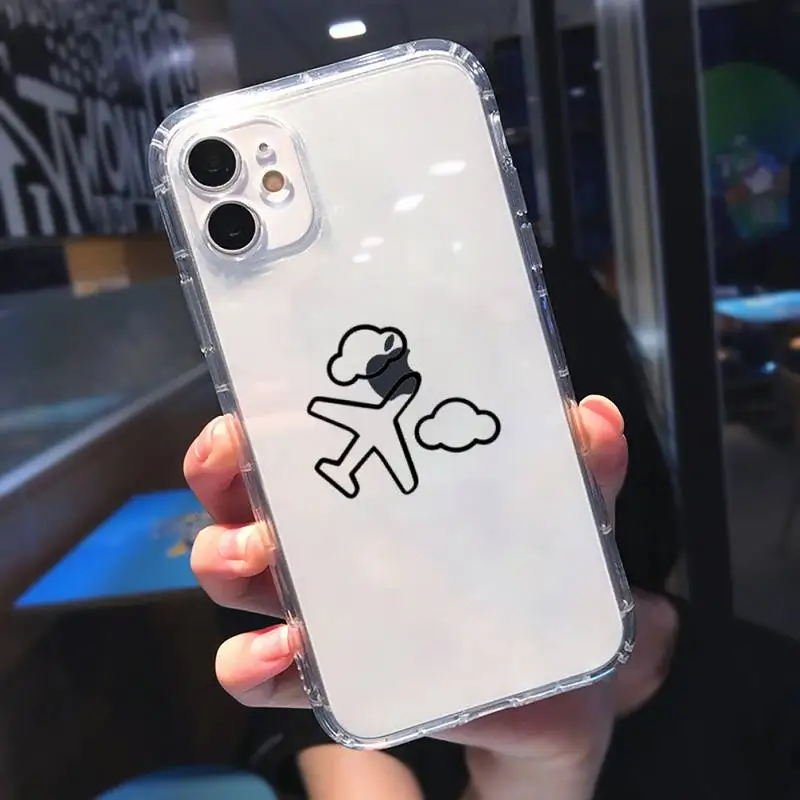 

World Map Travel Plans Phone Case Transparent soft For iphone 5 5s 5c se 6 6s 7 8 11 12 plus mini x xs xr pro max