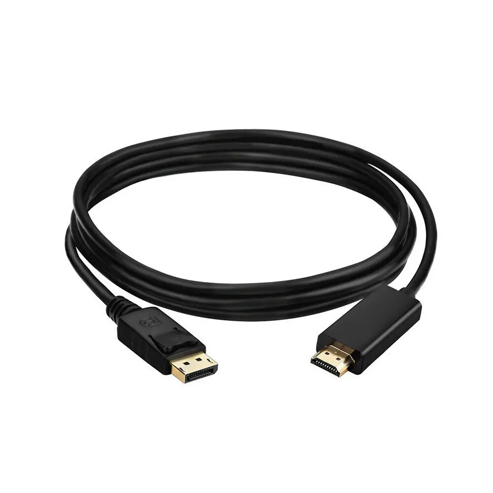 

1,8 м DisplayPort DP штекер-HDMI штекер кабель адаптер конвертер для ПК HDTV