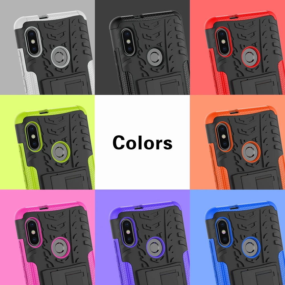 

Armor Phone Stand Case For Xiaomi Redmi K20 Note 5 6 7 Pro Plus Cases 4x Mi 6X A1 A2 Lite 8 9 SE 9T Pro Pocophone F1 Case Coque