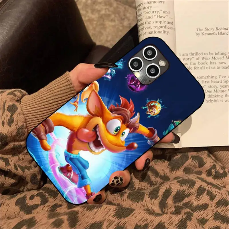 hot game crash bandicoot phone case for iphone 13 8 7 6s plus x 5s se 2020 xr 11 12 mini pro xs max free global shipping