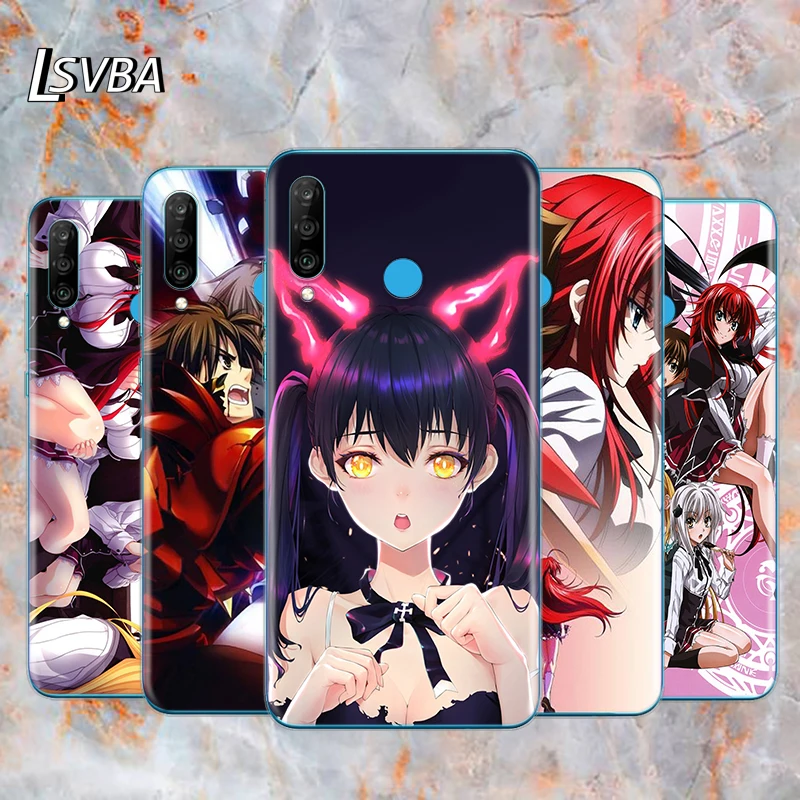 Школьный мягкий силиконовый чехол из ТПУ с аниме-рисунком dxd для Huawei P40 P30 P20 Pro P10 P9