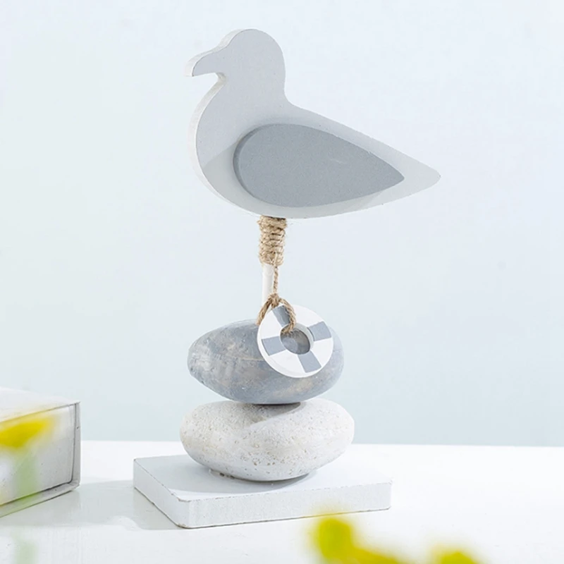 Mediterranean Wooden Bird Nostalgic Decorations Soft for Home Living Room TV Cabinet Decor | Дом и сад