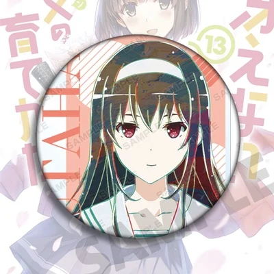 Аниме Megumi Kato Eriri Спенсер Sawamura Kasumigaoka Utaha 58 мм фигурка значок круглая брошь булавка