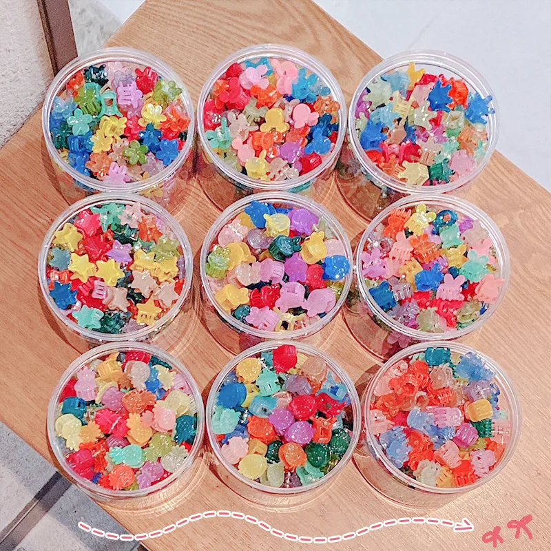 Милые заколки для волос в форме мышки детские карамельных цветов девочек