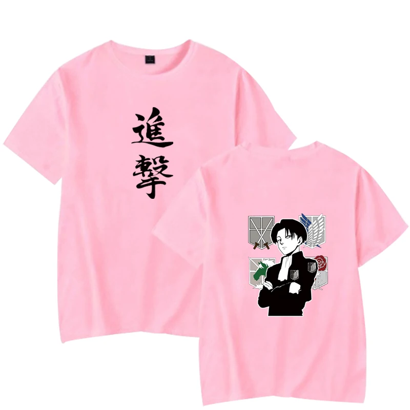 

Anime Attack on Titan T-shirt Double Sided Fashion Short T-shirt Casual Unisex
