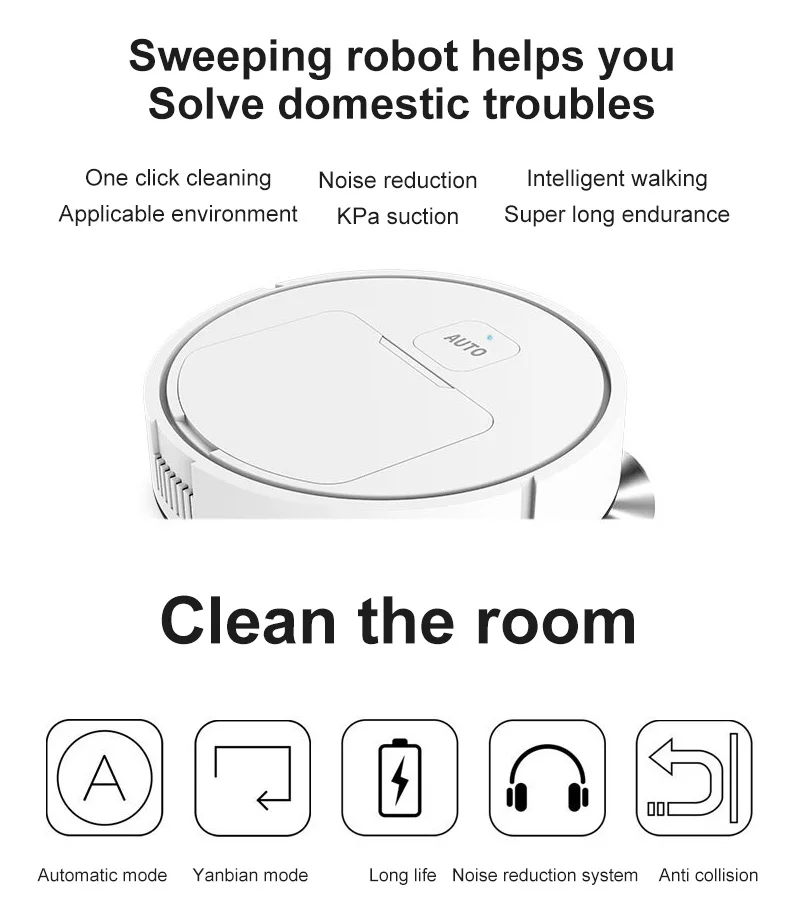 

Smart Robotic Robot Vacuum Cleaner Robot Home Intelligent Automatic Sensing Robots Vacum Cleaners Cleaning Mops Brooms Dustpans