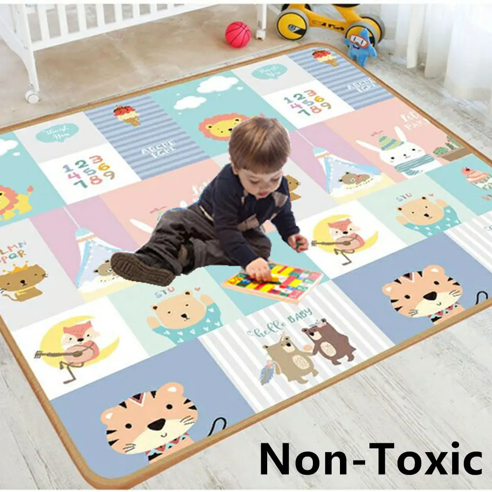 

Non-toxic XPE Environmentally Thick Baby Crawling Play Mat Folding Mat Carpet Play Mat for Children's Mat Safety Kid Rug Playmat