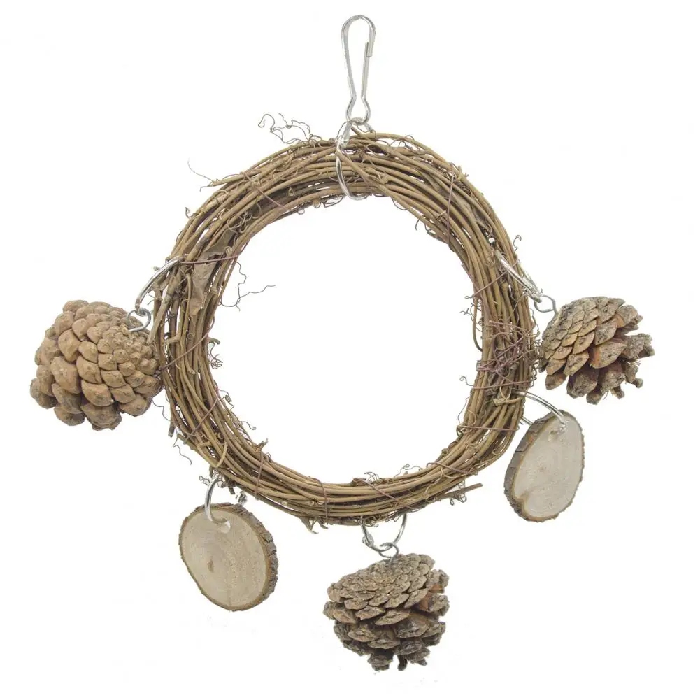 

Interactive Woven Pet Bird Toy with Bell Bird Supplies Pendant Interactive Woven Pet Bird Toy with Bell Bird Supplies