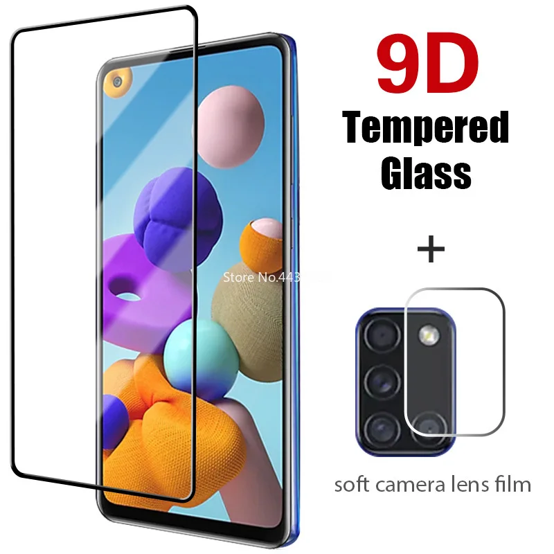 

Закаленное стекло 2 в 1 для Samsung Galaxy A51 A71 A42 A41 A31 A21S 5G A21 A70S A12 A11 A02S, защитная пленка для объектива камеры