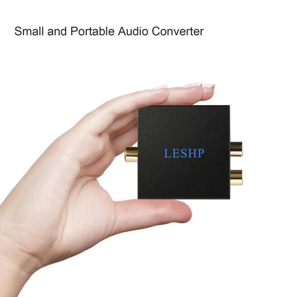 LESHP простой в эксплуатации аудио конвертер цифро аналоговый адаптер USB кабель для
