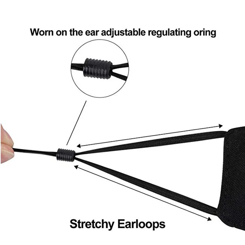 PM2.5 маска для рта против загрязнения респиратор моющийся многоразовые маски